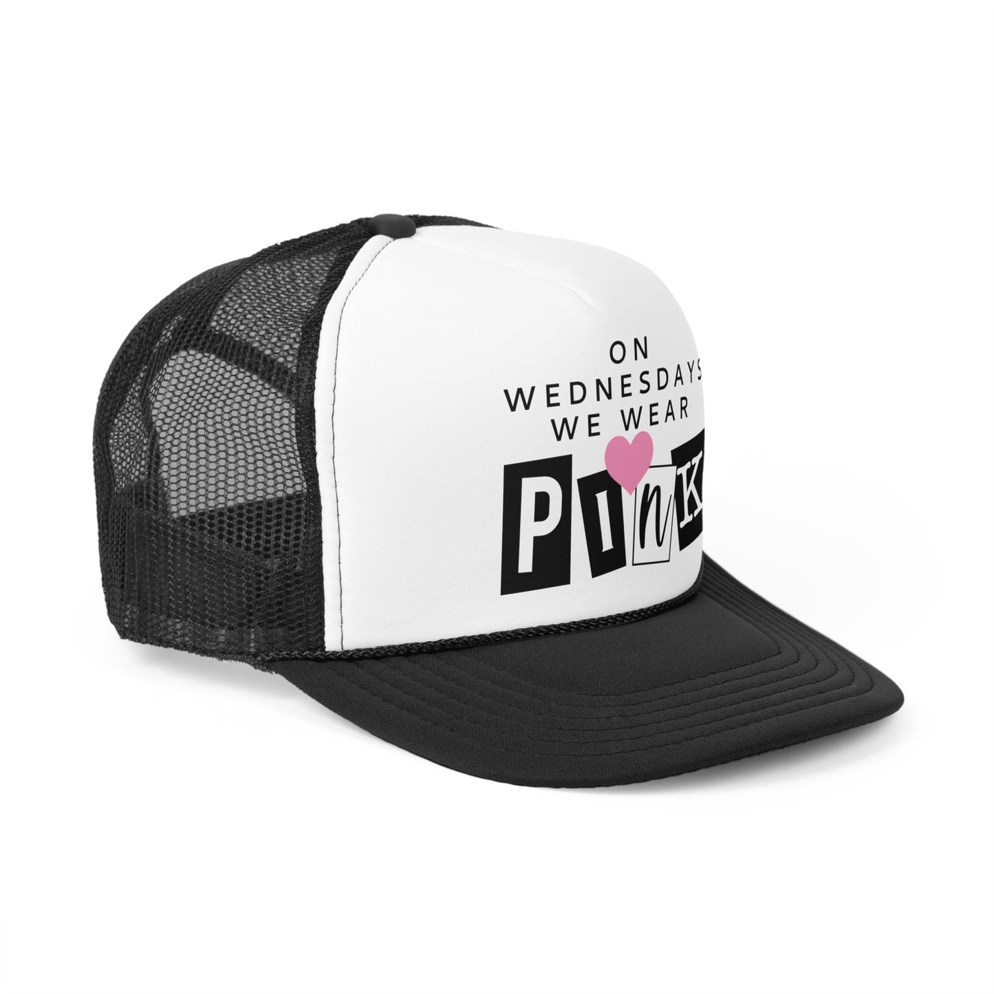 We Wear Pink Mean Girls Adult Trucker Caps (Otto Brand)