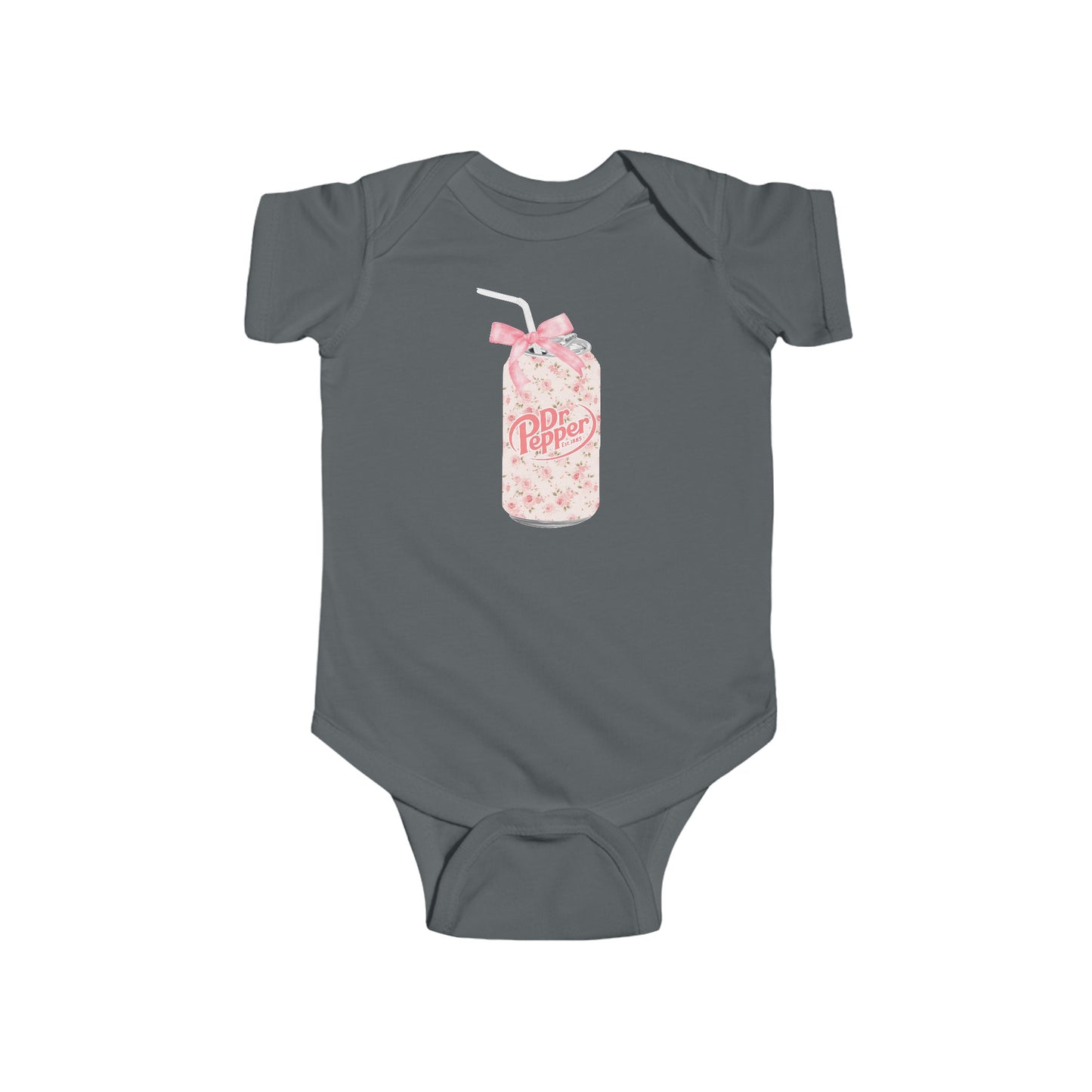 Dr Pepper baby onesie