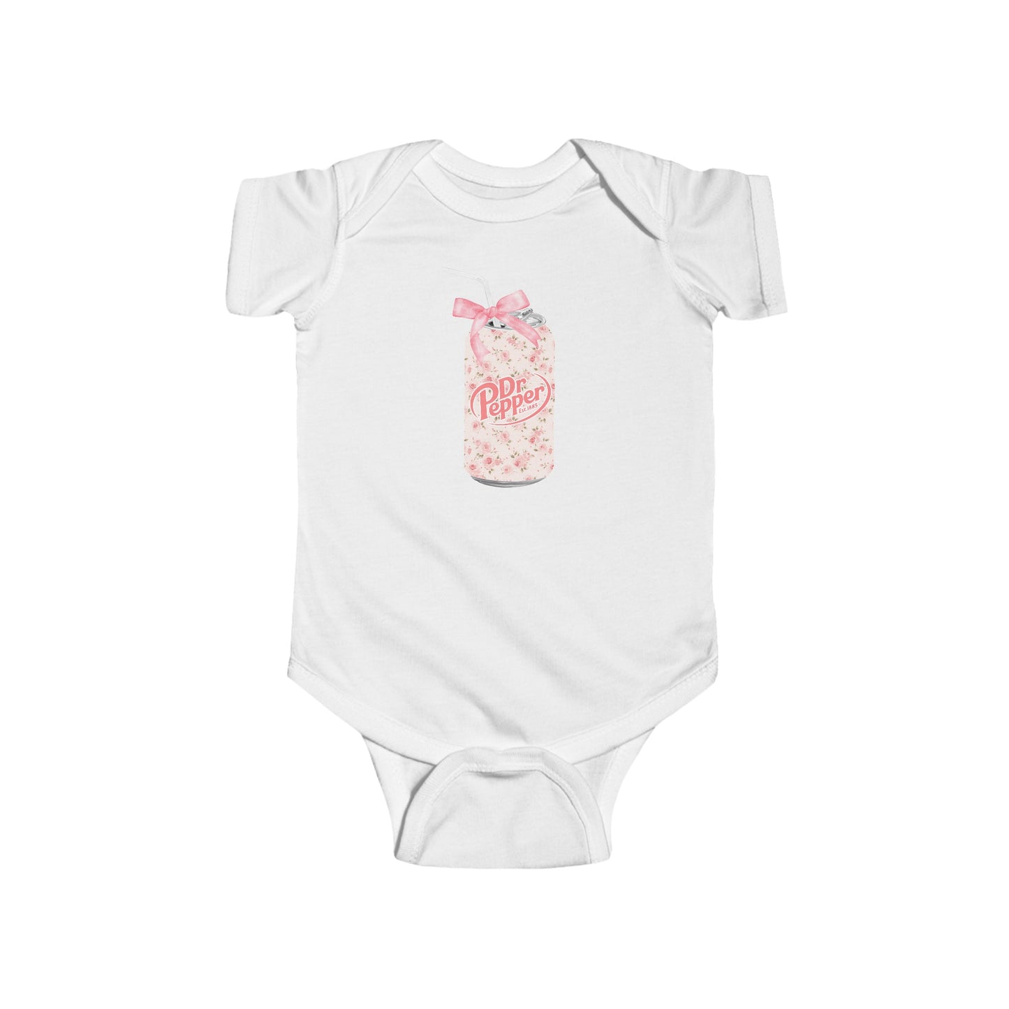 Dr Pepper baby onesie