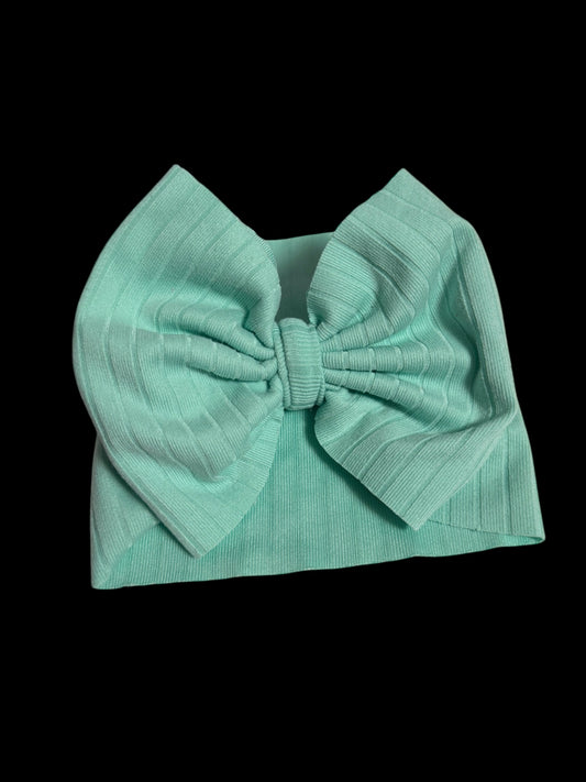 Mint headwrap bow