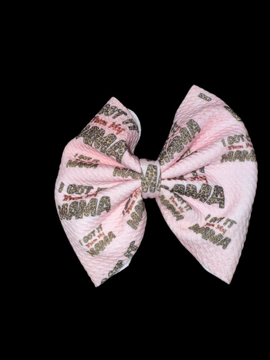 Mama clip bow