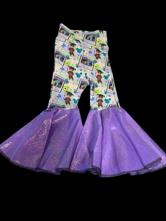 2T Monsters Inc bell bottoms