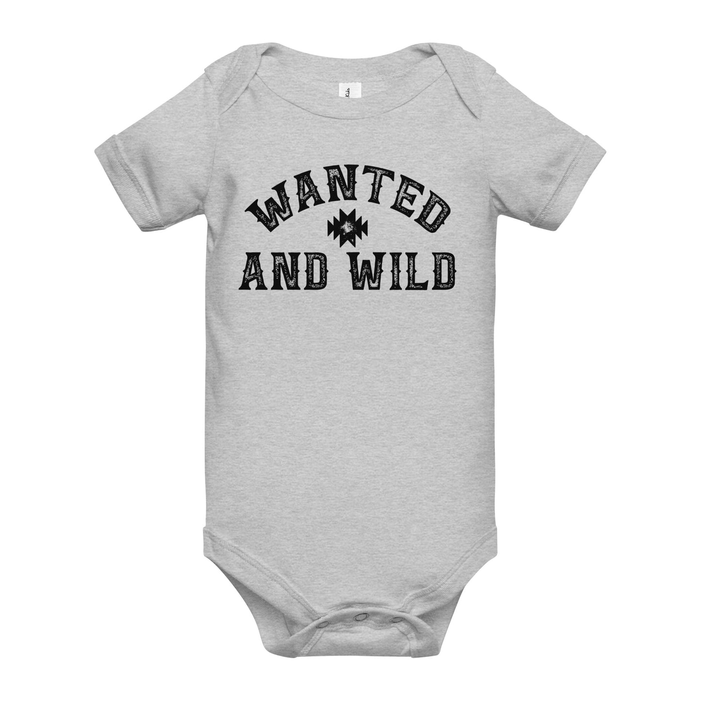 wanted and wild baby onesie