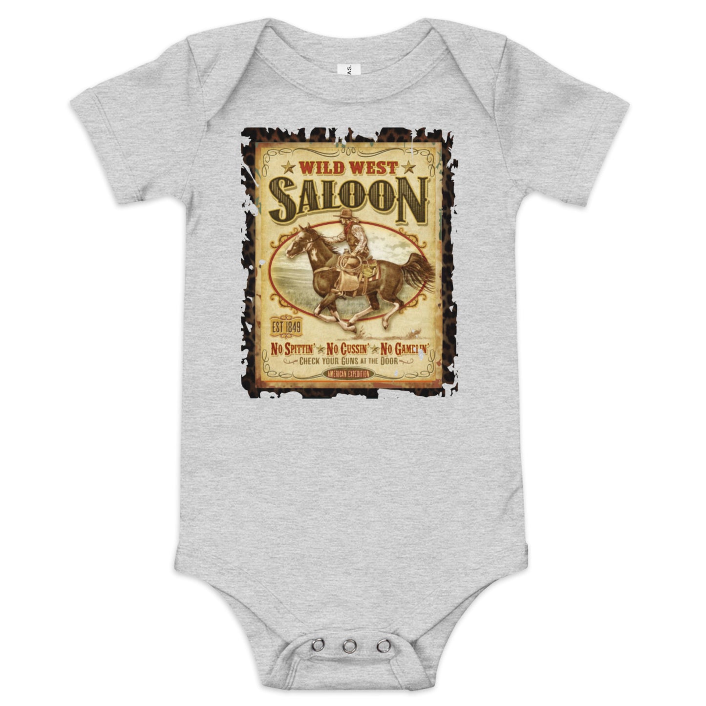 Wild West baby onesie unisex