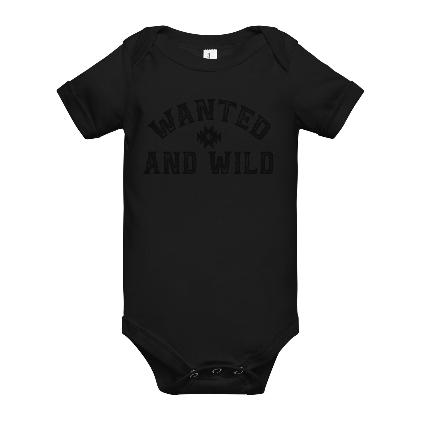 wanted and wild baby onesie