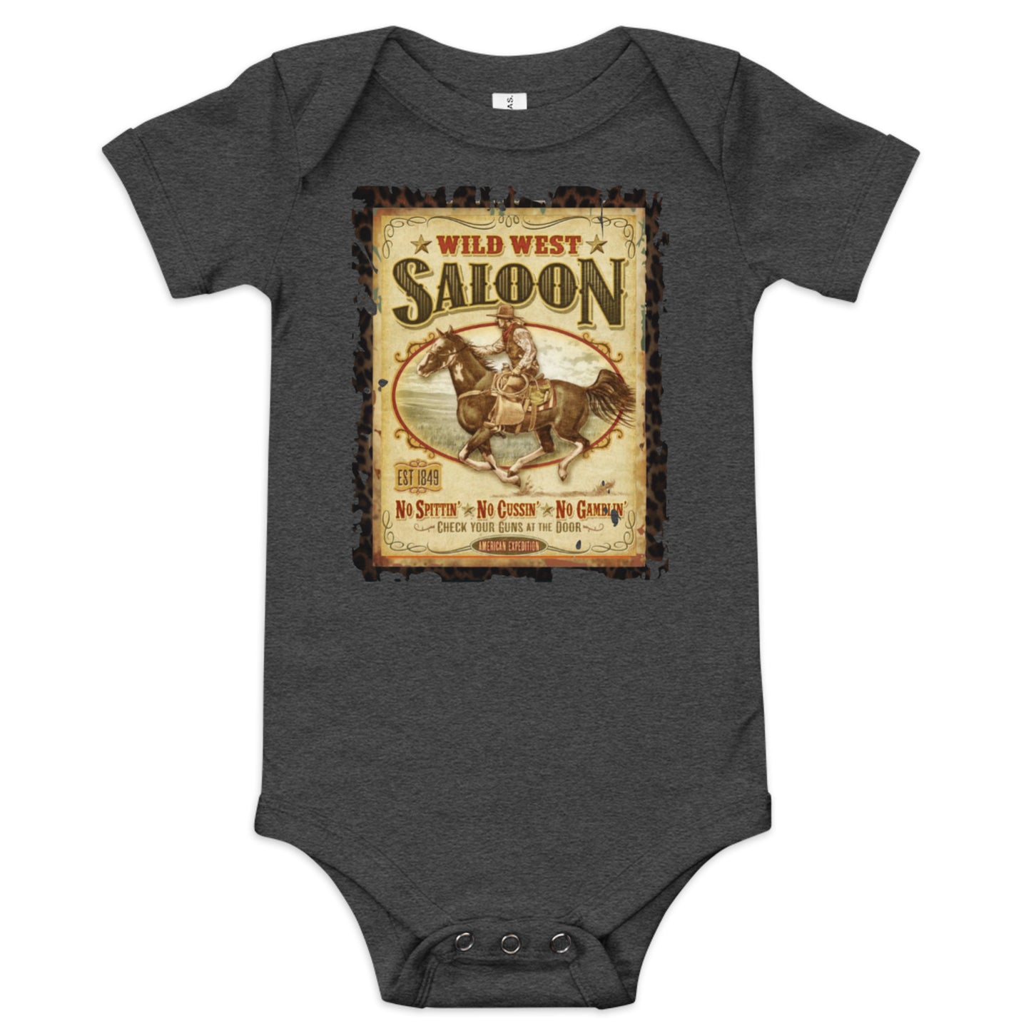 Wild West baby onesie unisex