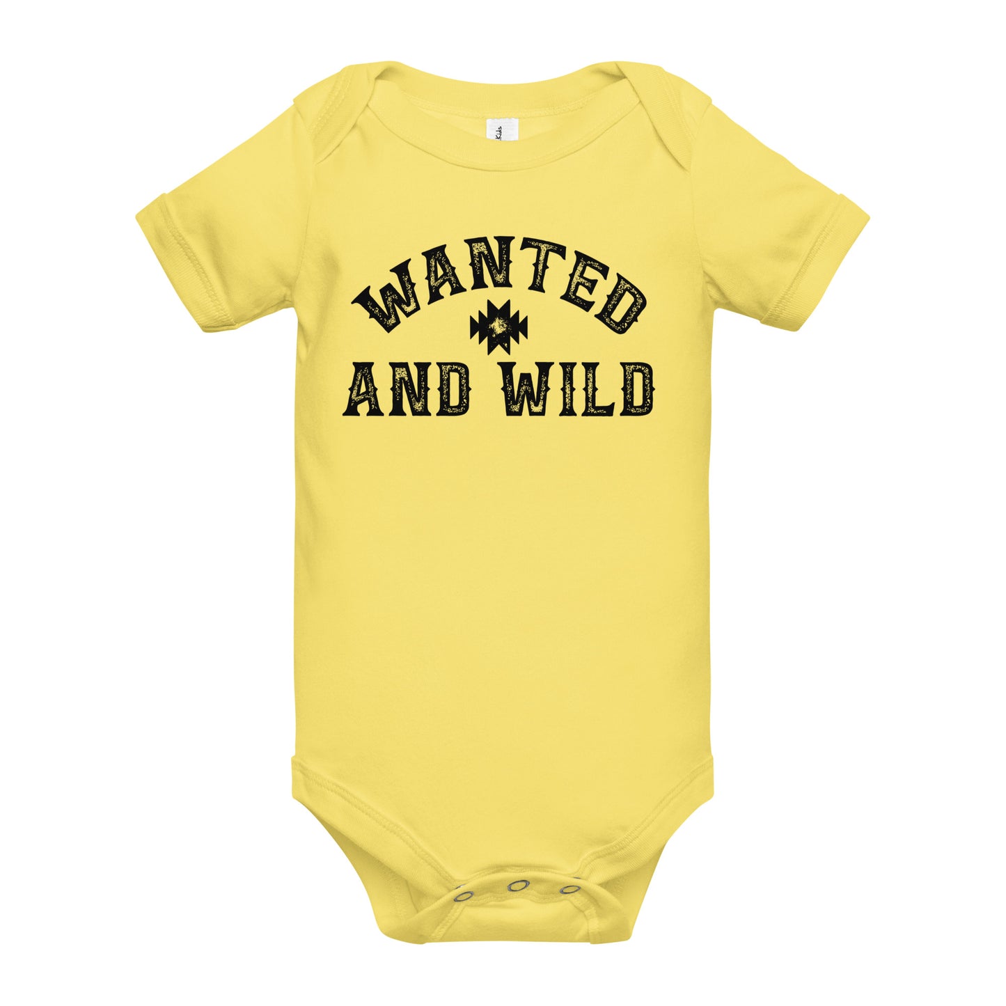 wanted and wild baby onesie