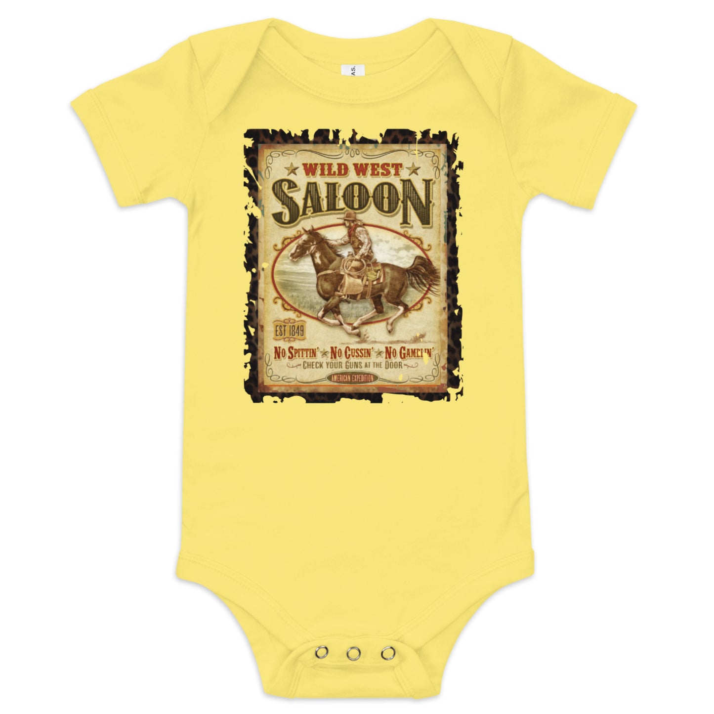 Wild West baby onesie unisex