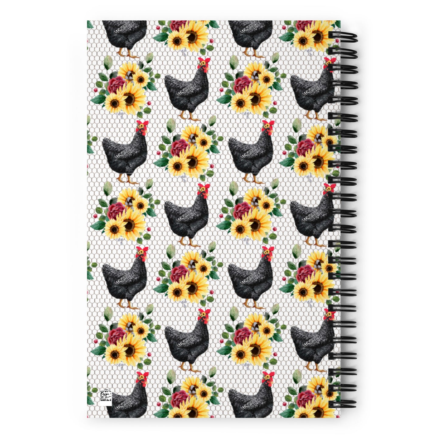 Crazy Chicken Lady Spiral notebook