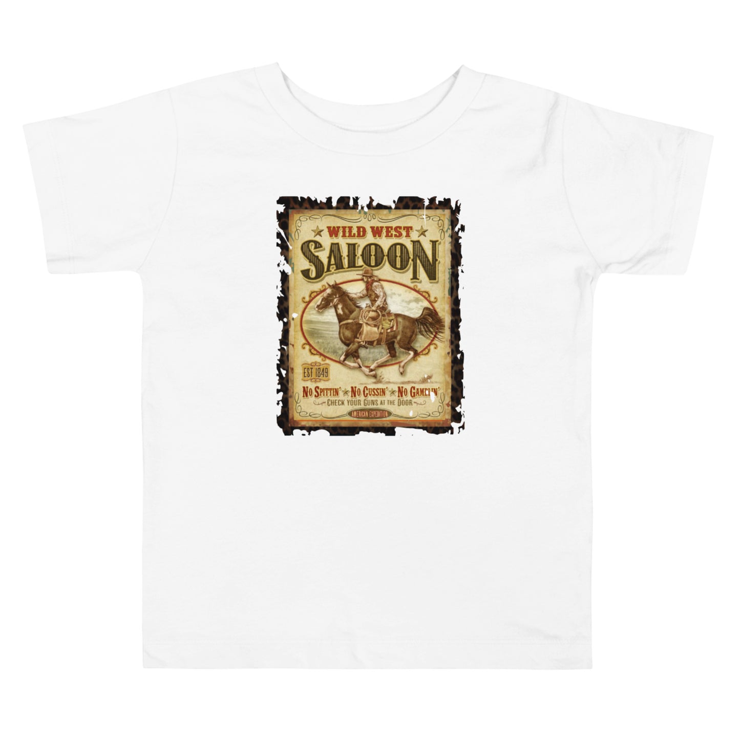 Wild West Toddler Short Sleeve Tshirt