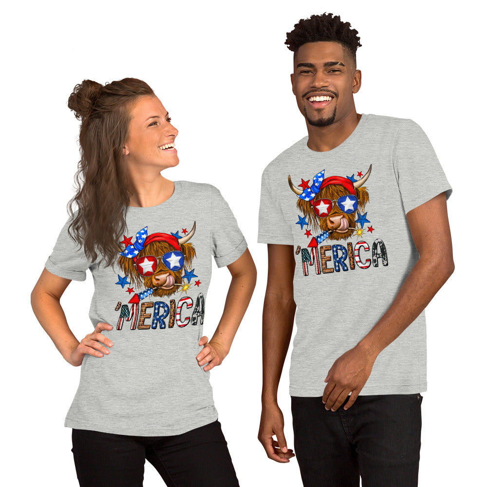 America Unisex adult t-shirt