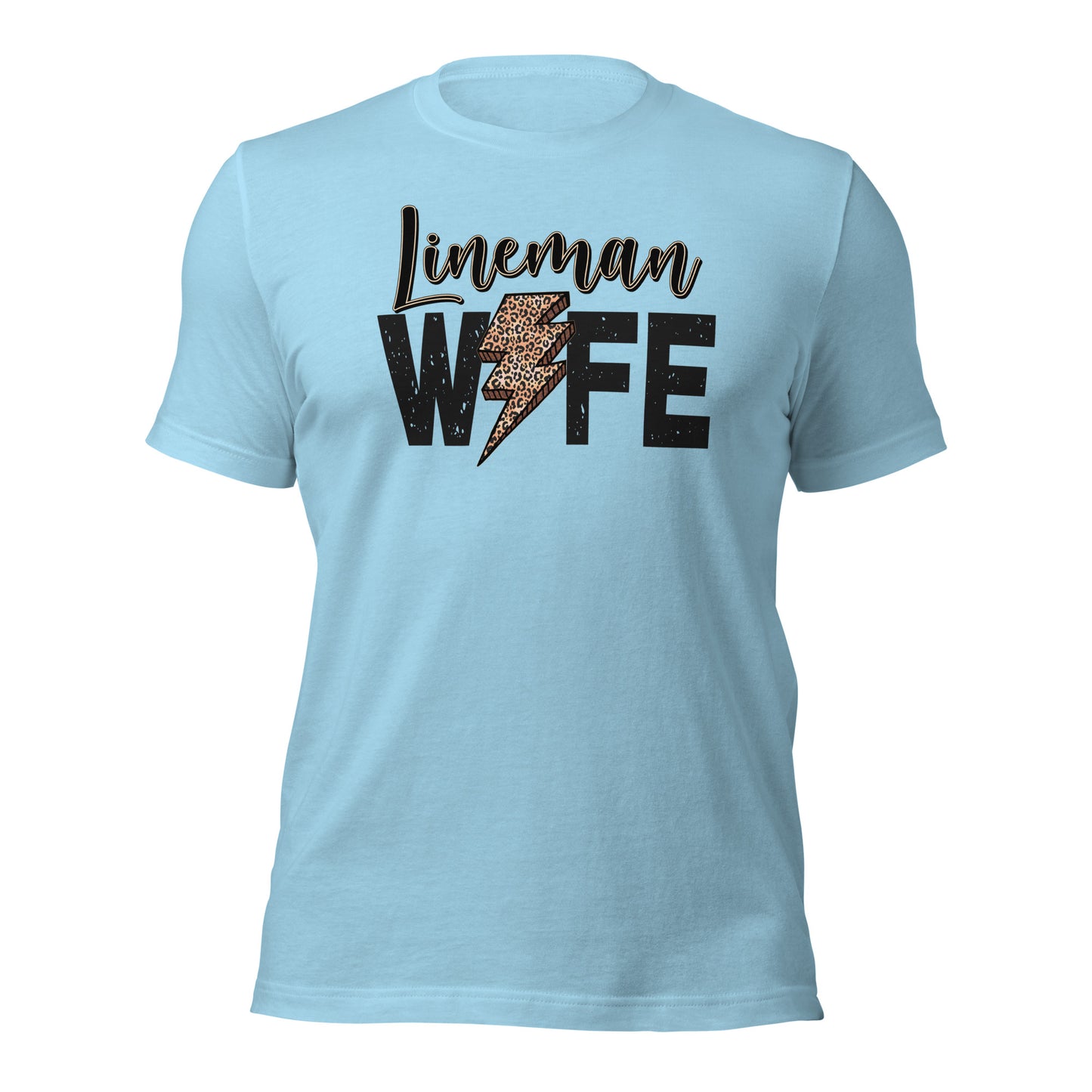 Lineman wife adult tshirt