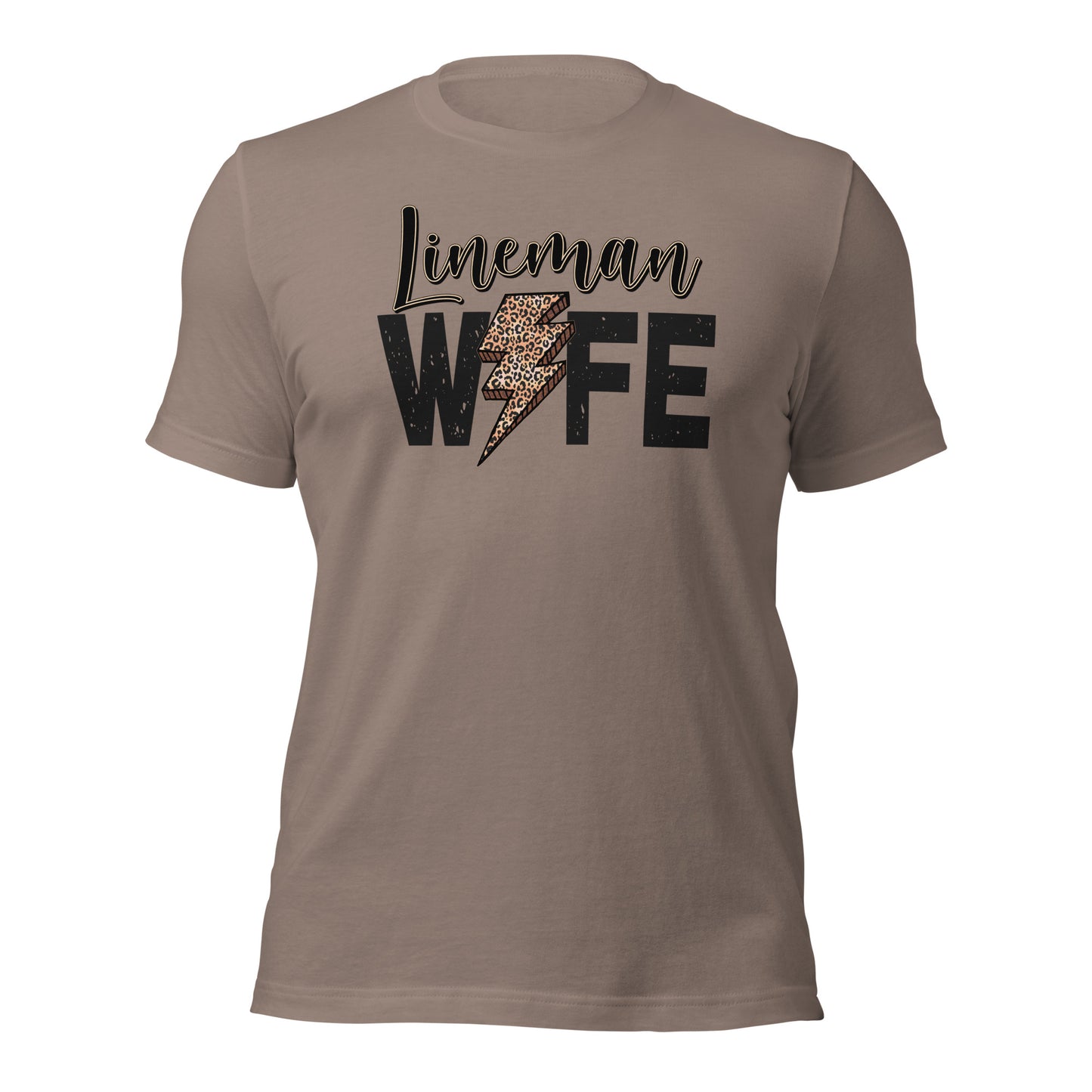 Lineman wife adult tshirt