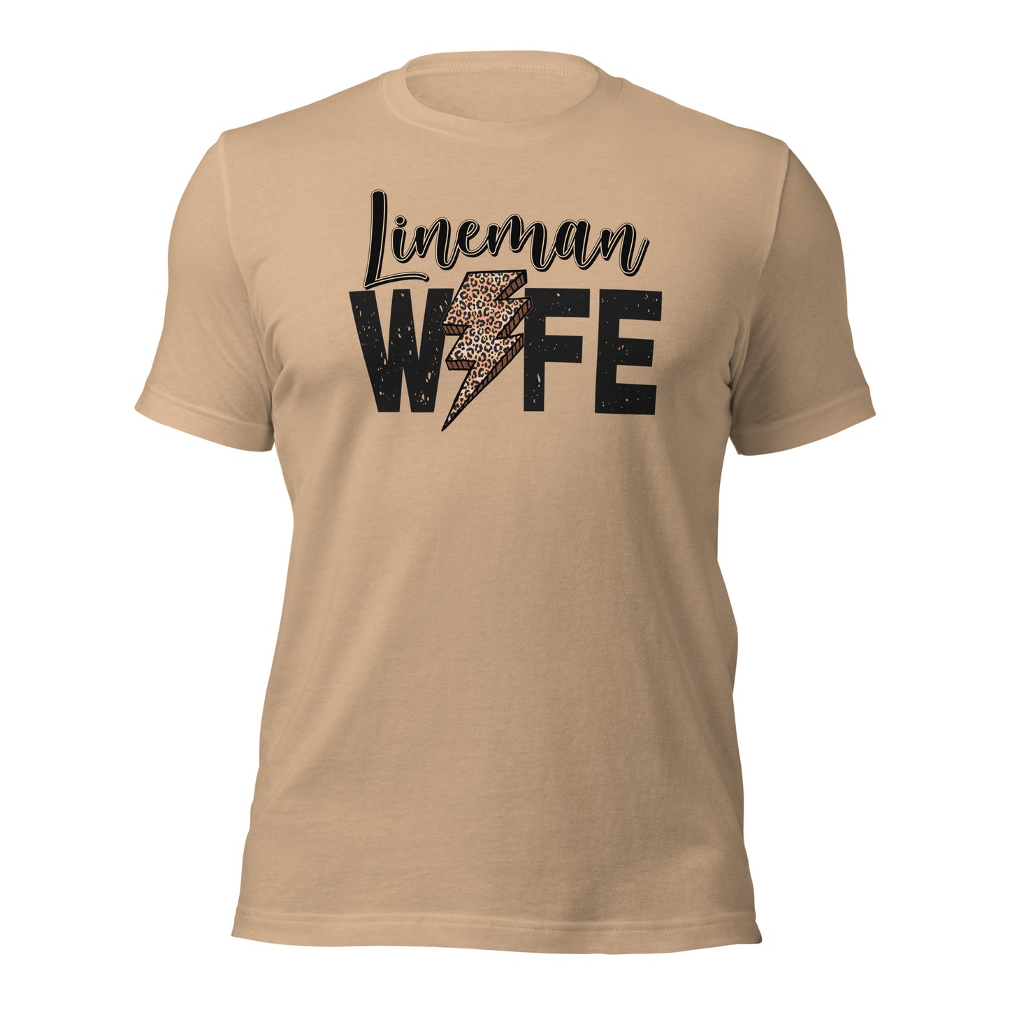 Lineman wife adult tshirt