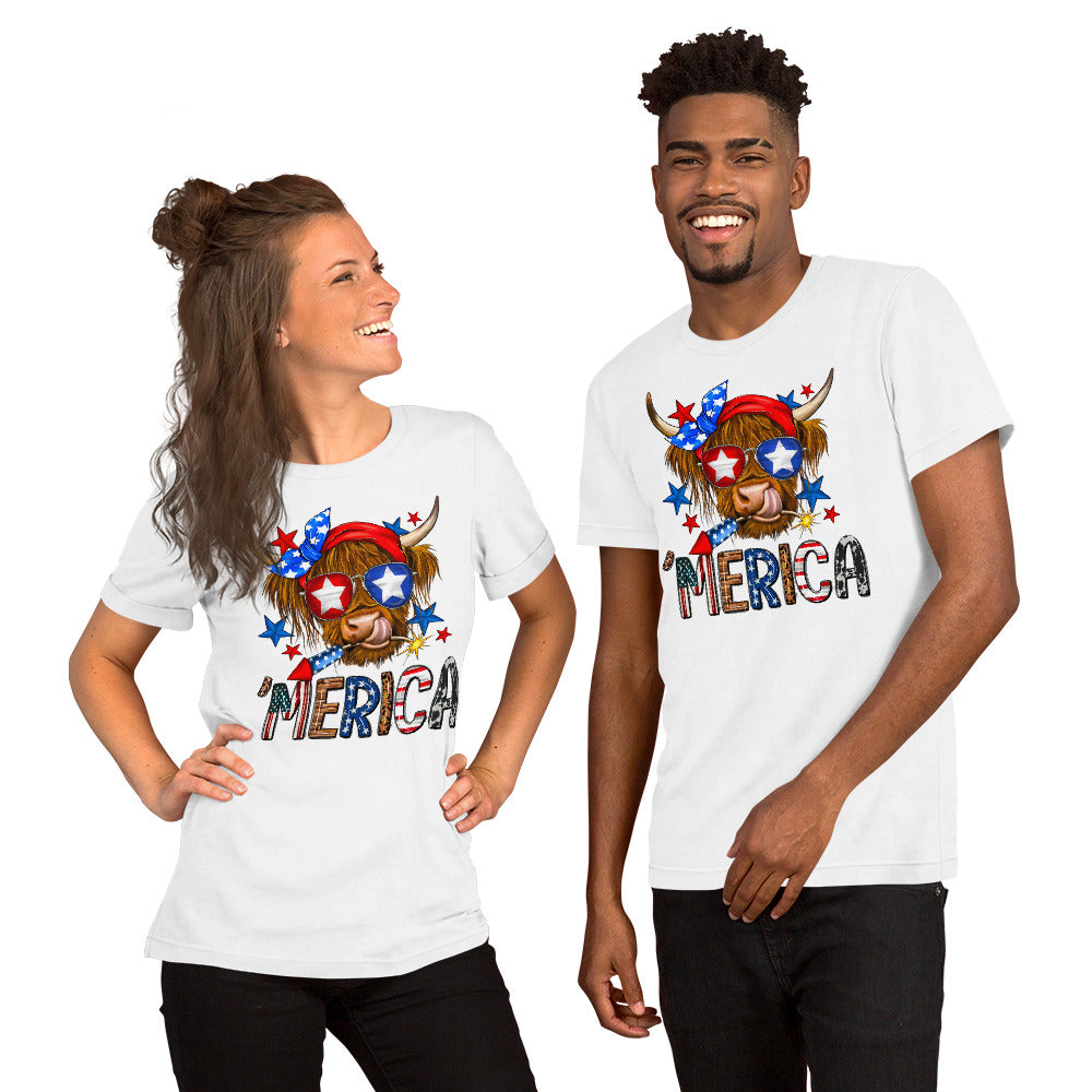 America Unisex adult t-shirt