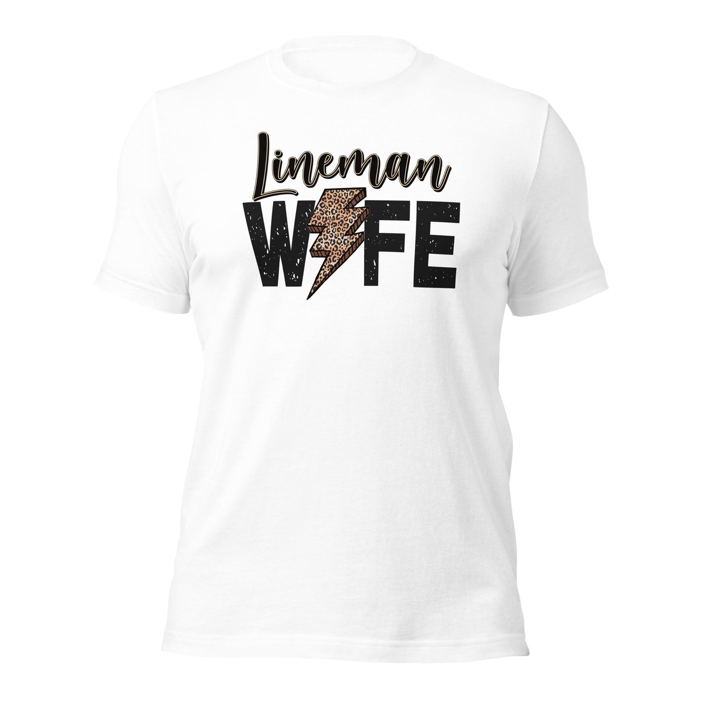 Lineman wife adult tshirt